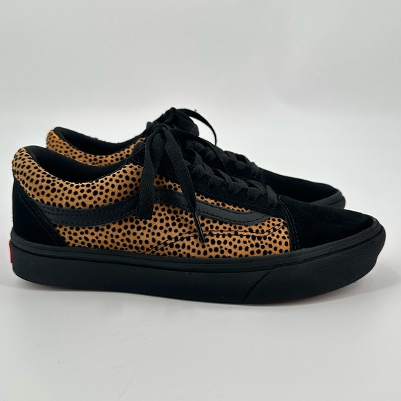 Vans Shoes - VANS Cheetah Print Black/Gold Low Top Lace Up Unisex Sneakers Men’s 6/Wmn’s 7.5